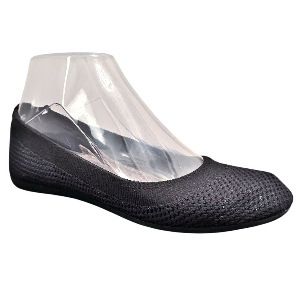 Allbirds‎ Tree Breezers Ballet Flat 5.5 Black Knit Shoes Flats Washable Slip On